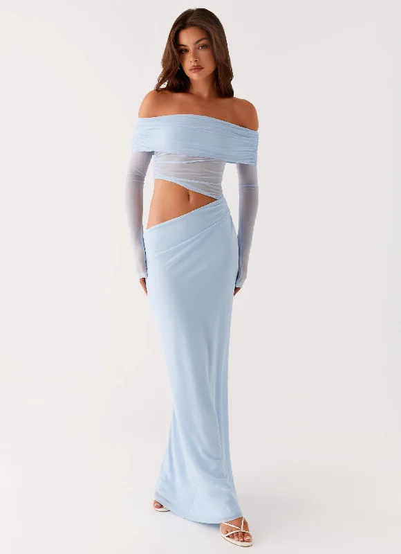  Emery Maxi Dress - Blue