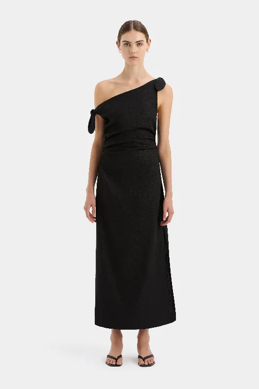 Midi dresses with cold - shoulder cutouts for a trendy style Bettina Off Shoulder Dress Midi dresses with cold - shoulder cutouts for a trendy style Bettina Off Shoulder Dress