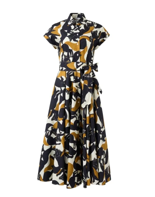 Everyday Denim Dress with Distressed Details​ Danielle Fox Print Dress