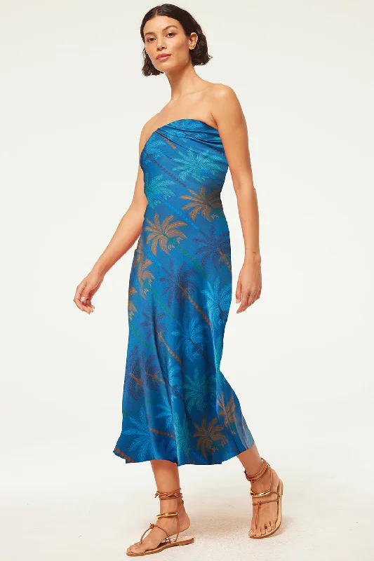 Midi dresses with embroidered accents for a unique and detailed design THARA DRESS Midi dresses with embroidered accents for a unique and detailed design THARA DRESS