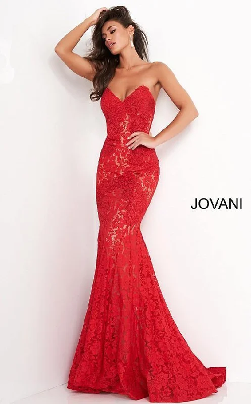 Maternity dress for a baby's first visit to the forest Jovani 37334 Prom Long Strapless Formal Lace Dress Maternity dress for a baby's first visit to the forest Jovani 37334 Prom Long Strapless Formal Lace Dress