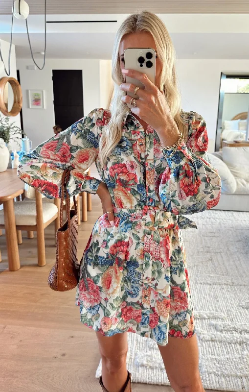 Cotton mini dresses for a comfortable everyday option Carrie Collared Dress ~ Dusty Meadows Cotton mini dresses for a comfortable everyday option Carrie Collared Dress ~ Dusty Meadows