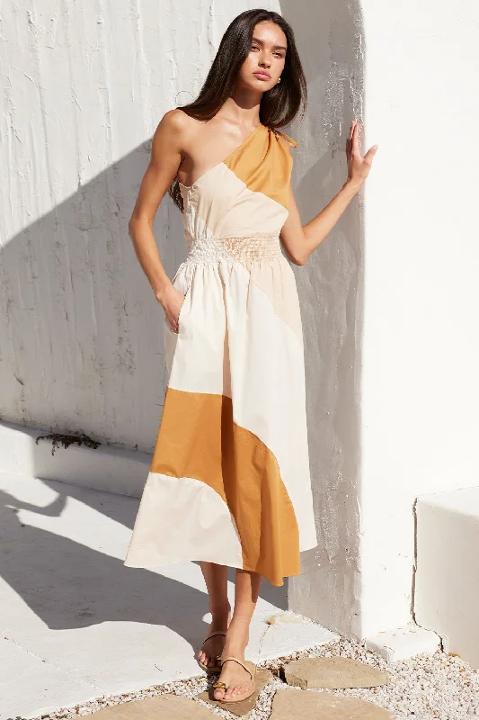 Midi dresses with polka dot prints for a playful summer outfit VALERIE DRESS