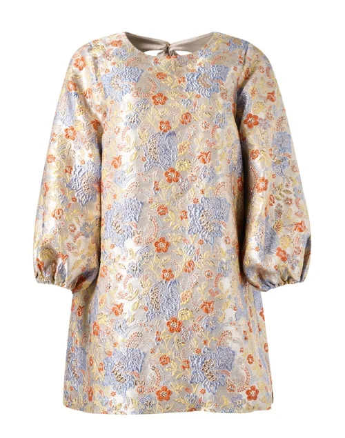  Rosanna Floral Jacquard Dress