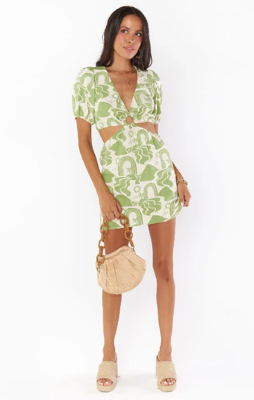 Polyester mini dresses for easy care Jessa Mini Dress ~ Desert Sands
