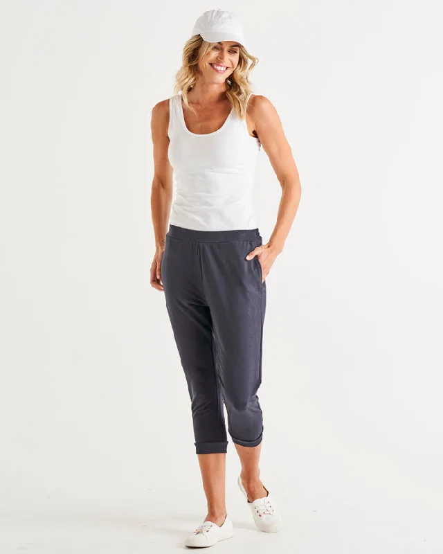 High - Waisted Women's Leather Tight Trousers in Black for a Rock - Chic LookBetty Basics Tasha Cropped Jogger Coal High - Waisted Women's Leather Tight Trousers in Black for a Rock - Chic LookBetty Basics Tasha Cropped Jogger Coal