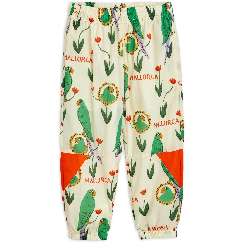 Tapered Leg Women's Wool Blend Trousers for WinterMini Rodini Multi Parrots AOP Nylon Tracksuit Pants Tapered Leg Women's Wool Blend Trousers for WinterMini Rodini Multi Parrots AOP Nylon Tracksuit Pants