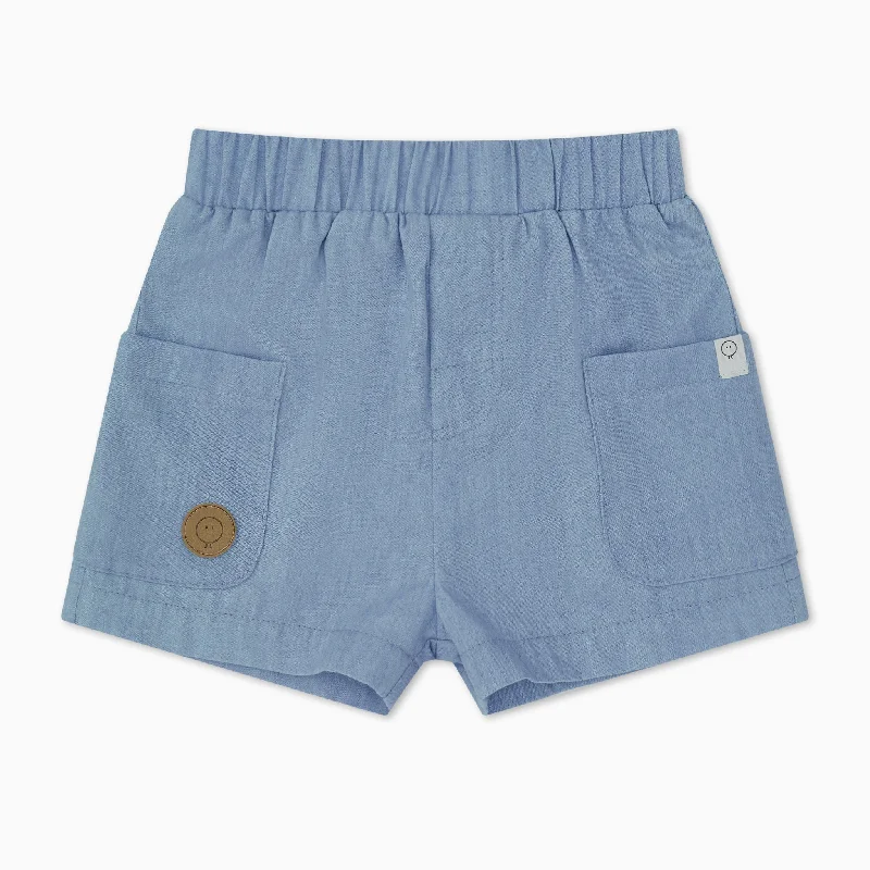 Women's Metallic Tight Trousers in Gold for a Glamorous Party EnsembleOrganic Cotton Chambray Shorts Women's Metallic Tight Trousers in Gold for a Glamorous Party EnsembleOrganic Cotton Chambray Shorts