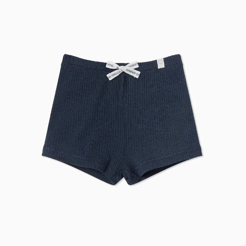 Ribbed Navy