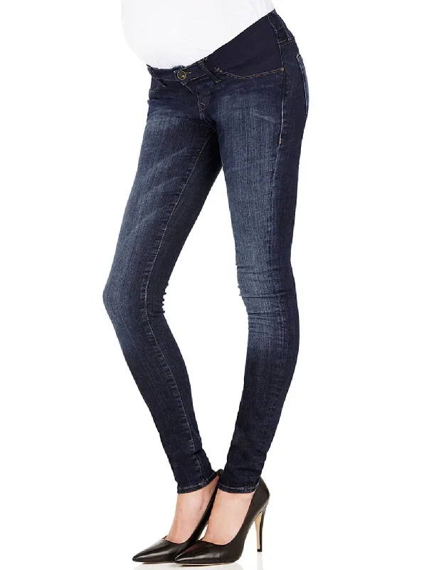 hands free women nursing bra for multitaskingReina Gold - MAVI Super Skinny Leg Navy Maternity Jeans