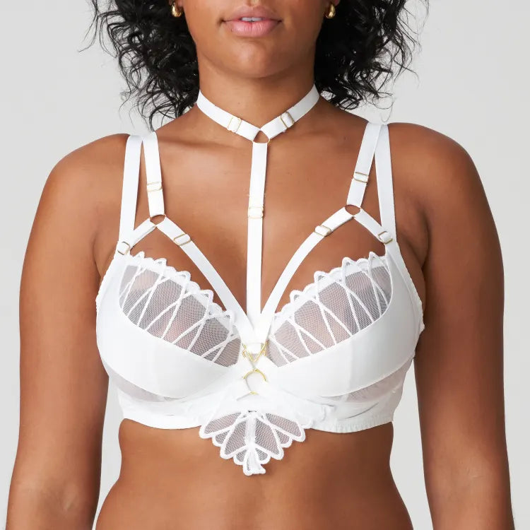 plus size women lingerie bodysuits for a sleek lookArthill Harness In White - Prima Donna plus size women lingerie bodysuits for a sleek lookArthill Harness In White - Prima Donna