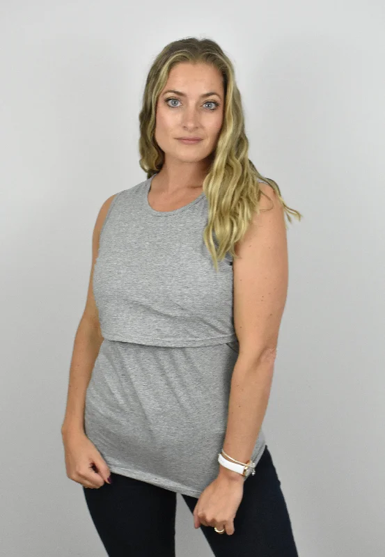 plunge t - shirt bras for a sleek appearanceNichole Nursing Tank