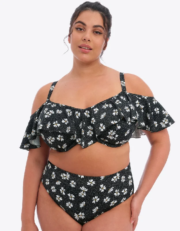hand wash only women bikini briefs for delicate careElomi Plain Sailing Bardot Bikini Top Black Daisy hand wash only women bikini briefs for delicate careElomi Plain Sailing Bardot Bikini Top Black Daisy