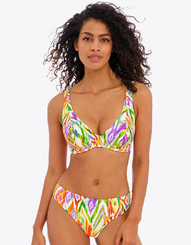 coordinating women bikini briefs with beach cover - upsFreya Tusan Beach High Apex Bikini Top Multi coordinating women bikini briefs with beach cover - upsFreya Tusan Beach High Apex Bikini Top Multi