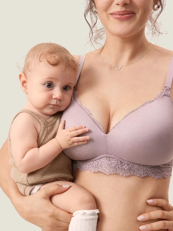 nursing bras for new mothersLace Wing Wirefree Nursing Bra