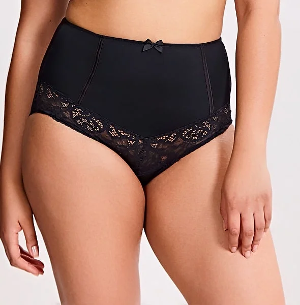 designer women bra and panty sets with unique designsPanache Sculptresse Estel Black High Waist Brief Panty 9684 designer women bra and panty sets with unique designsPanache Sculptresse Estel Black High Waist Brief Panty 9684