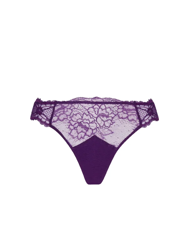 luxury brand women lingerie for high - end qualitySublime en Dentelle Iris Thong