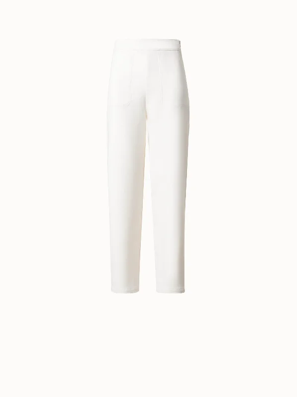 Cropped Women's Corduroy Pants in Autumn ColorsAnkle-Length Cotton Double-Face Pants Cropped Women's Corduroy Pants in Autumn ColorsAnkle-Length Cotton Double-Face Pants