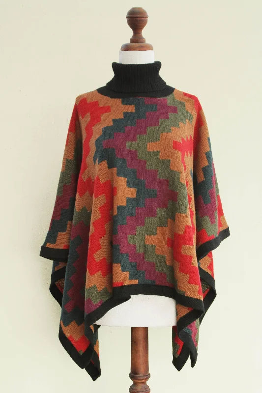 maternity women cardigan for expecting momsPyramids Handmade Alpaca Blend Poncho
