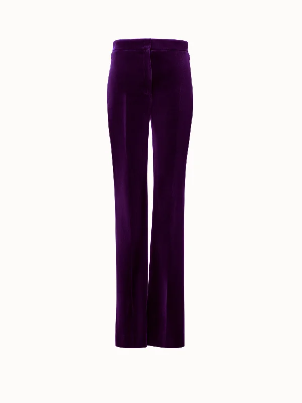 Plus Size Women's Metallic - Finish Joggers for a Stylish LoungeStraight Velvet Pants Plus Size Women's Metallic - Finish Joggers for a Stylish LoungeStraight Velvet Pants