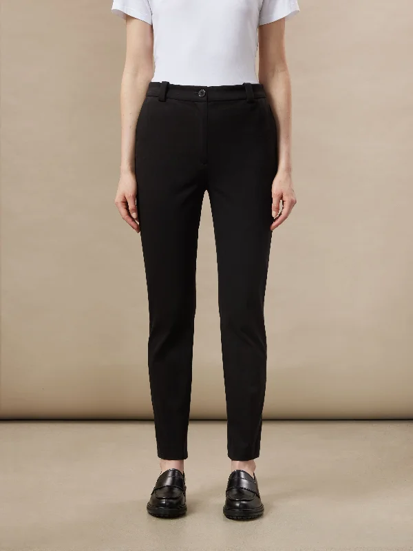 Palazzo Style Women's Printed Trousers in Bohemian PatternsThe Eleanor Slim Flex Pant in Black Palazzo Style Women's Printed Trousers in Bohemian PatternsThe Eleanor Slim Flex Pant in Black