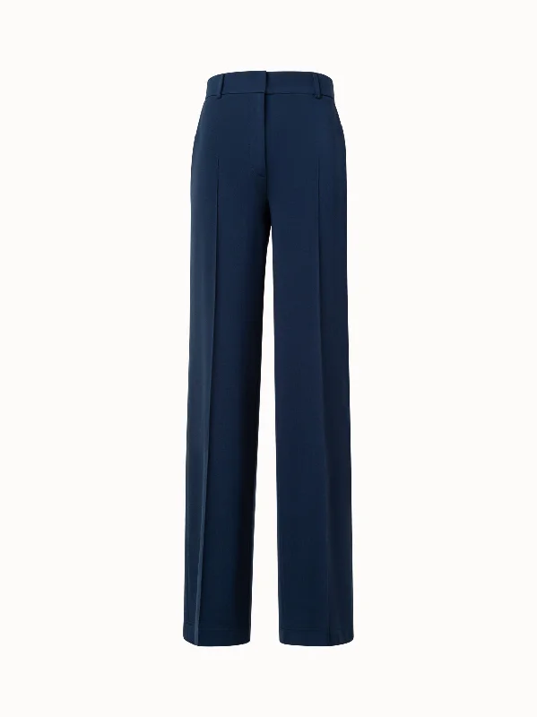 Wide - Leg Women's Chiffon Palazzo Pants for a Flowy AppealWide Straight Leg Pants in Signature Jersey Wide - Leg Women's Chiffon Palazzo Pants for a Flowy AppealWide Straight Leg Pants in Signature Jersey
