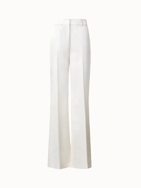 Straight - Leg Women's Vegan Leather Pants for a Chic LookWide Straight Leg Pants in Wool Satin Straight - Leg Women's Vegan Leather Pants for a Chic LookWide Straight Leg Pants in Wool Satin
