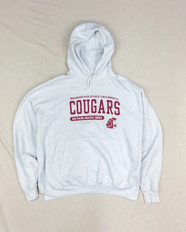 Plus Size Women's Side - Slit Sweaters in Bold SolidsCougars College Sweater (XL)