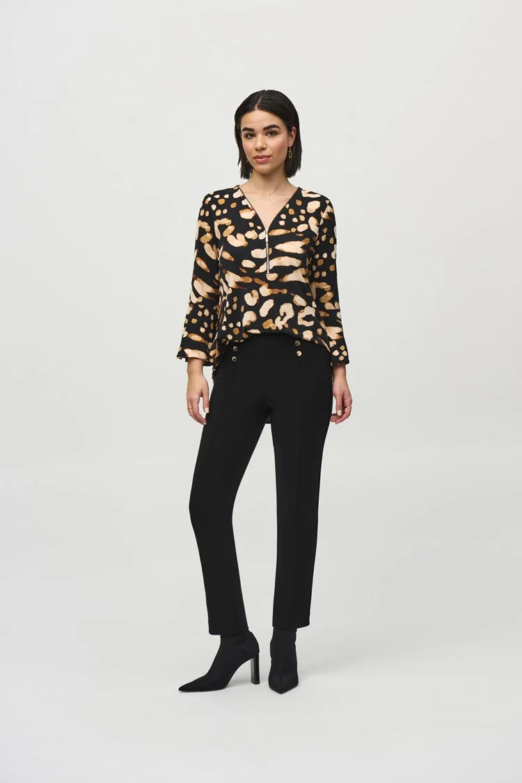 Plus Size Women's Oversized Chunky Knit SweatersJoseph Ribkoff Silky Knit Animal Print Tunic Plus Size Women's Oversized Chunky Knit SweatersJoseph Ribkoff Silky Knit Animal Print Tunic