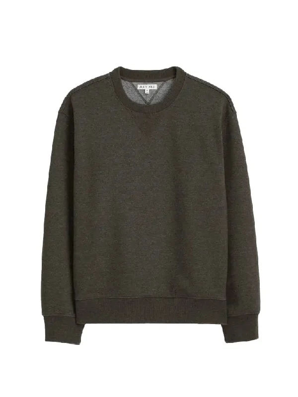 Plus Size Women's Sequined Sweaters for Special OccasionsMarlon Sweatshirt- Heather Olive Plus Size Women's Sequined Sweaters for Special OccasionsMarlon Sweatshirt- Heather Olive