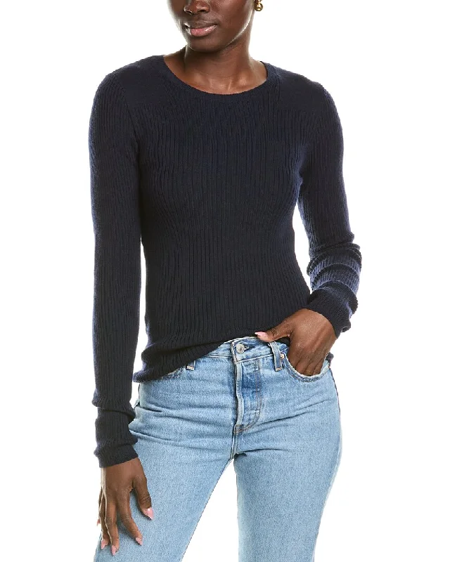 Plus Size Women's Knit Tunic Tops with Side Slits for a Flowy Silhouetterag & bone Audrina Crewneck Wool-Blend Sweater Plus Size Women's Knit Tunic Tops with Side Slits for a Flowy Silhouetterag & bone Audrina Crewneck Wool-Blend Sweater