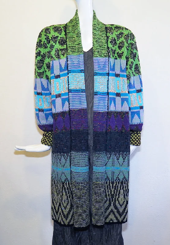 Bell - Sleeve Women's Mohair - Wool Blend SweatersRenata Z Knitwear - Fiesta Coat