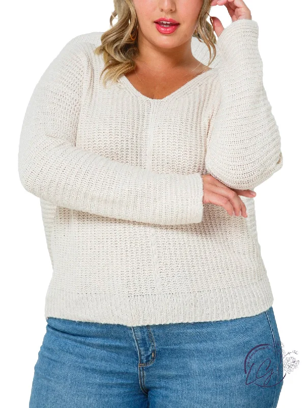 Boat Neck Women's Merino Wool Sweaters in Neutral ShadesCurvy Hold My Hand Ribbed Sweater Boat Neck Women's Merino Wool Sweaters in Neutral ShadesCurvy Hold My Hand Ribbed Sweater