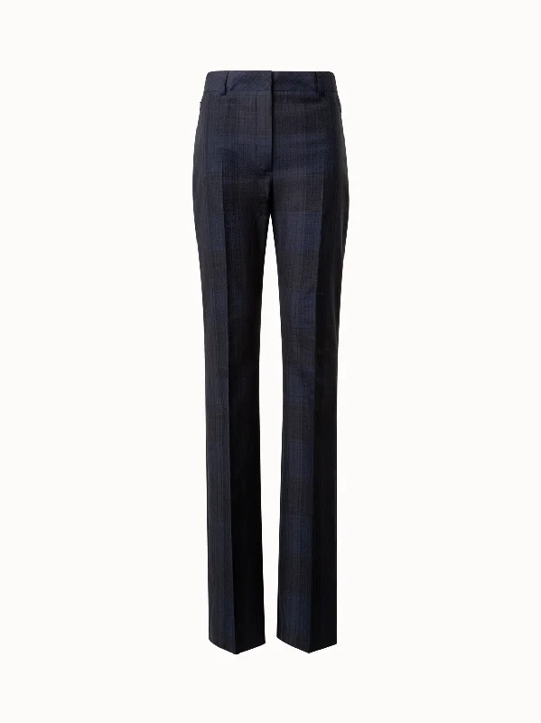Bootcut Style Women's Stretch Denim Jeans in Dark WashSlight Bootcut Pants in Silk Cotton Seersucker Bootcut Style Women's Stretch Denim Jeans in Dark WashSlight Bootcut Pants in Silk Cotton Seersucker