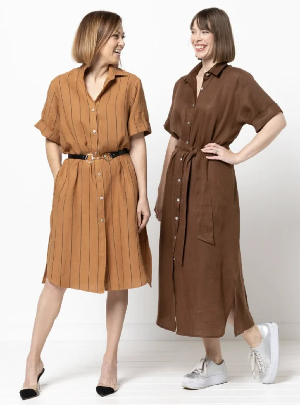 Women's Open - Front Knit Cardigans with a Longline DesignStyle Arc Palmer Woven Dress Women's Open - Front Knit Cardigans with a Longline DesignStyle Arc Palmer Woven Dress