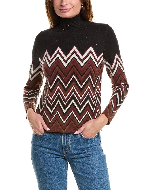 Button - Down Women's Knit Blouses with a Chunky Knit TextureYAL New York Mock Neck Pullover Button - Down Women's Knit Blouses with a Chunky Knit TextureYAL New York Mock Neck Pullover