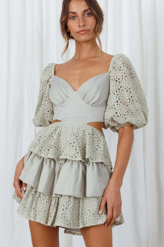 Maxi Women Dress with Floral Print for a Bohemian VibeEmery Floral Lace Accent Layered Ruffle Tie Back Dress Avocado Maxi Women Dress with Floral Print for a Bohemian VibeEmery Floral Lace Accent Layered Ruffle Tie Back Dress Avocado