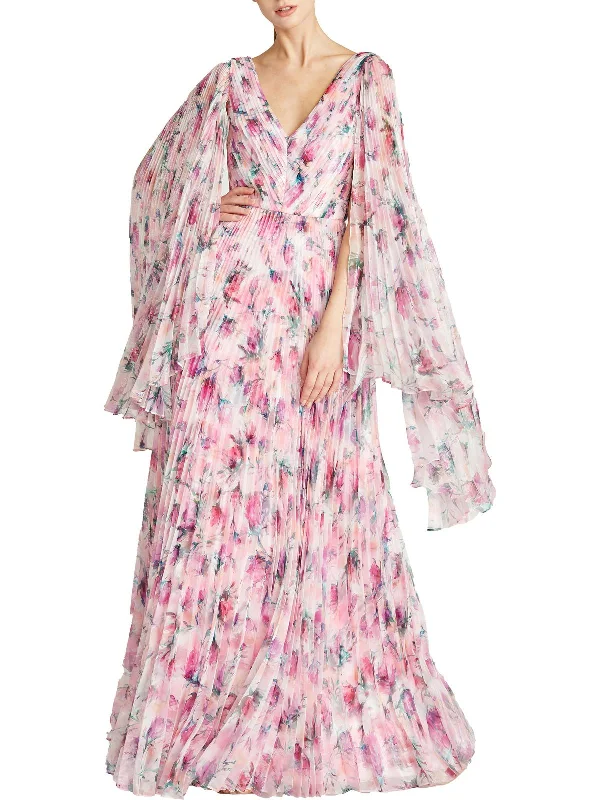 Long - Sleeve Women Dress in Velvet for a Luxurious Winter Look Long - Sleeve Women Dress in Velvet for a Luxurious Winter Look Womens Silk Blend Maxi Evening Dress