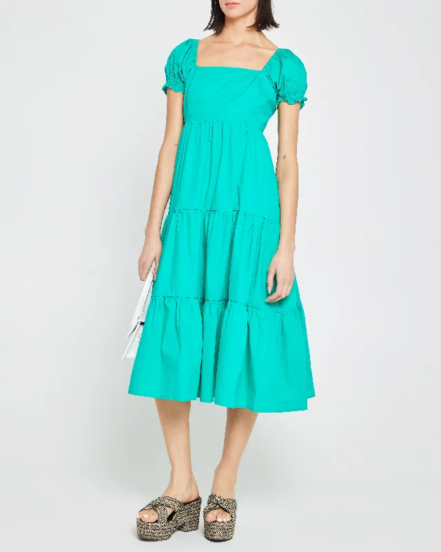 Midi dresses with gathered skirts for a full and flowing silhouetteJosephine Dress