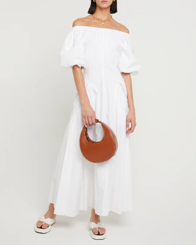 Wrap - style midi dresses in silk for a sophisticated office lookKiran Dress