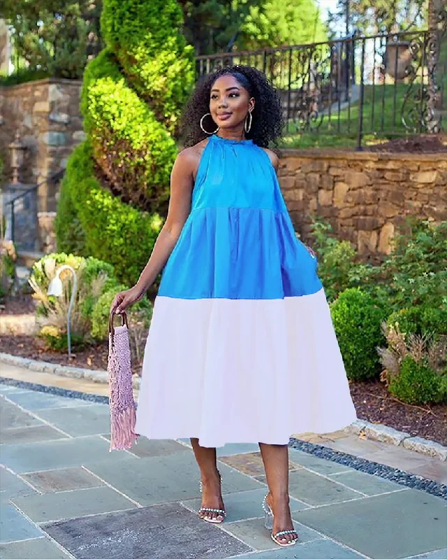 Midi dresses with mesh inserts for a trendy and breathable optionSavanna DRESS