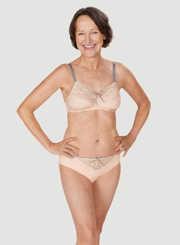 lace balconette bras for a luxurious feelAmoena: Alina Soft Cup Mastectomy Bra Light Rose Grey lace balconette bras for a luxurious feelAmoena: Alina Soft Cup Mastectomy Bra Light Rose Grey
