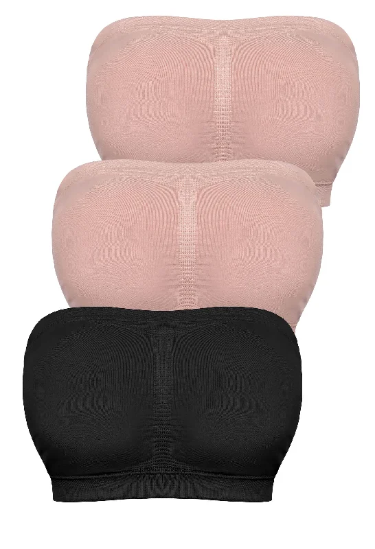 sleep bras with adjustable strapsDouble Support Full Bust Bamboo Padded Strapless Bra - 3 Pack sleep bras with adjustable strapsDouble Support Full Bust Bamboo Padded Strapless Bra - 3 Pack