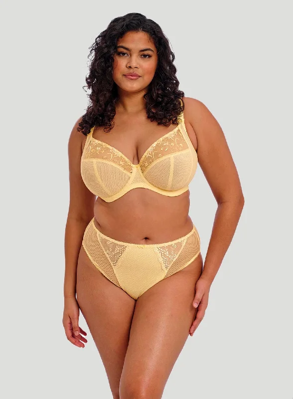 plus size nursing bras for breastfeeding momsElomi: Charley Plunge Bra Lemon Fizz