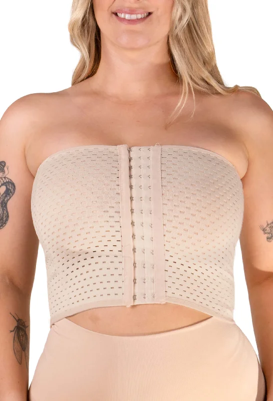 plunge bras for low cut topsLightweight Front Closure Minimising Bandeau