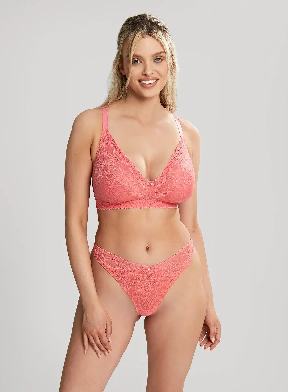 full cup bras for complete coveragePanache: Alexis Non Wired Bralette Sunkiss Coral