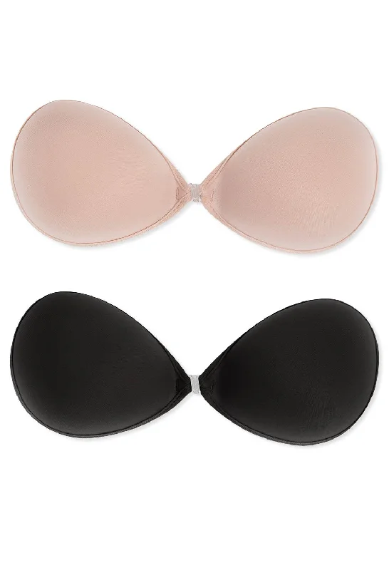 moisture wicking sports bras for sweaty workoutsSleek Stick On Bra Set