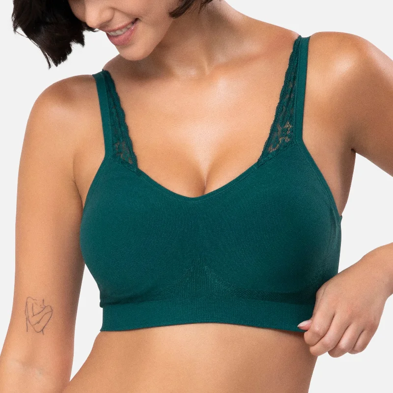 seamless t - shirt bras for everyday wearThe Adjustable Comfort Bra (Lace Straps)