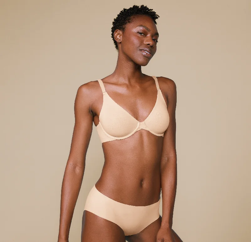 strapless lace bras for formal eventsBase Unlined Bra - Beige
