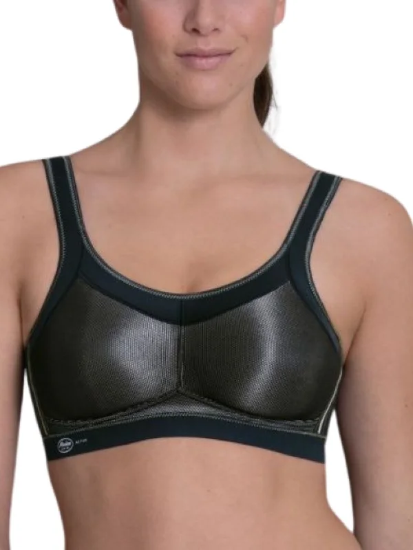 plus size low impact women sport braMomentum Sports Bra - Black